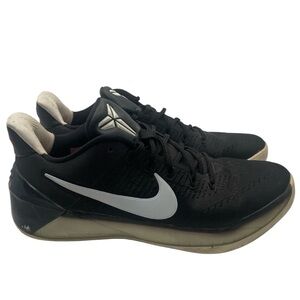 RARE Nike Kobe A.D. Blackout White Black Basketball Bryant 852425-001 MENS SZ 12